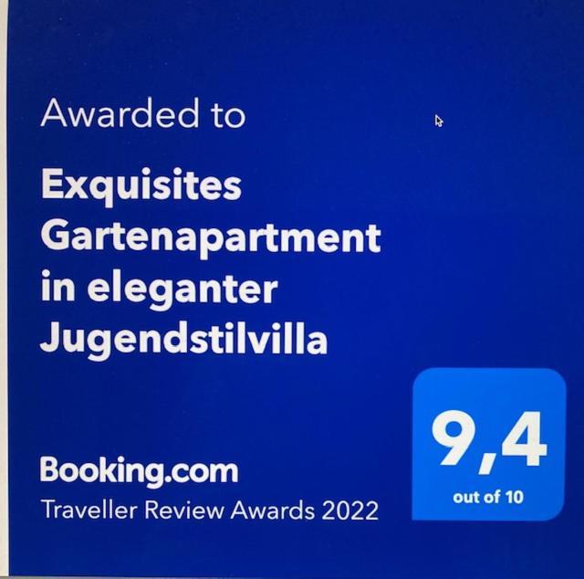 Exquisites Gartenapartment In Eleganter Jugendstilvilla 비엔나 외부 사진